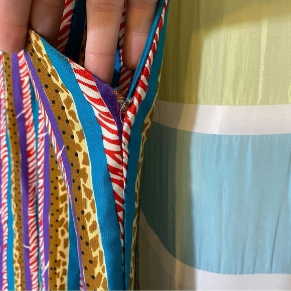 Vintage Jeanne Marc Graphic Zebra Print Striped Pants Sz Small - Picture 5 of 10